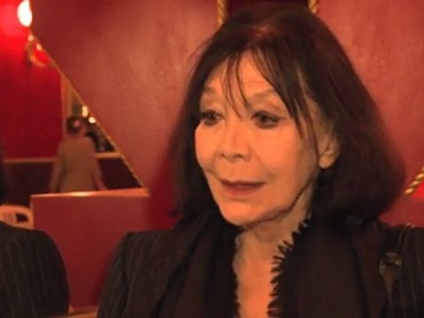 Juliette Greco, chanteuse, soutient François Hollande