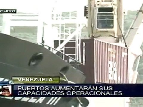 Puertos venezolanos reciben nuevos equipos de carga