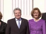 Gauck, Bellevue Sarayı'na ilk adımını attı