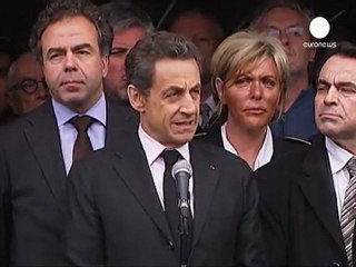 Sarkozy e Hollande a Tolosa: colpita la Francia intera