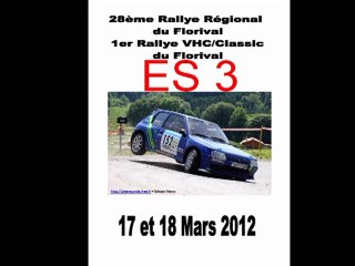 28 EME RALLYE DU FLORIVAL ES3 1ER PART