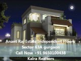 9650100438 Anant Raj Estate Independent Floors Sector 63A