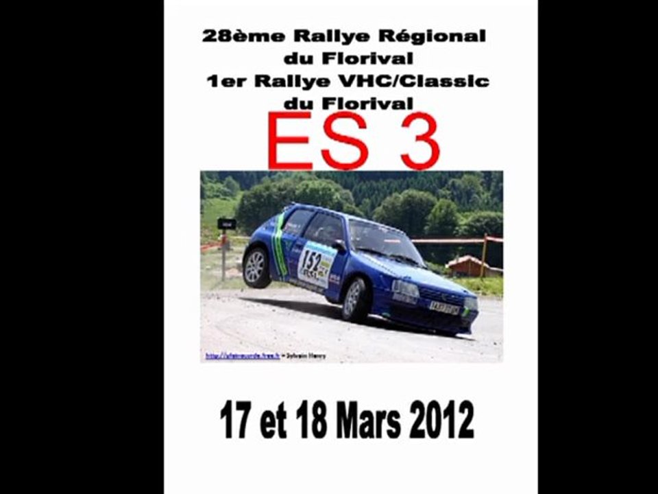 28 EME RALLYE DU FLORIVAL ES3 2EME PART