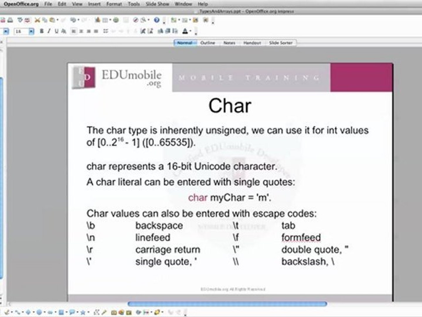 Data Types and Arrays in Java
