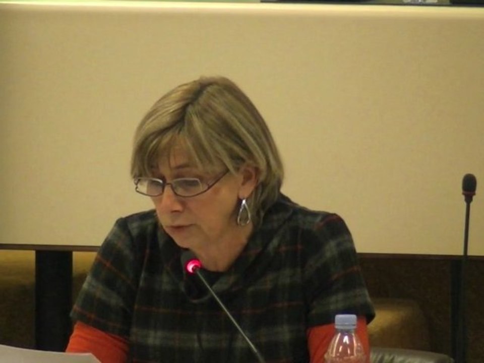 Intervention de Corinne Dubos sur le plan mode doux lors du conseil du 19 mars 2012