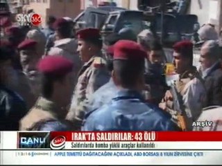 Irak'ta Saldırılar: 43 Ölü