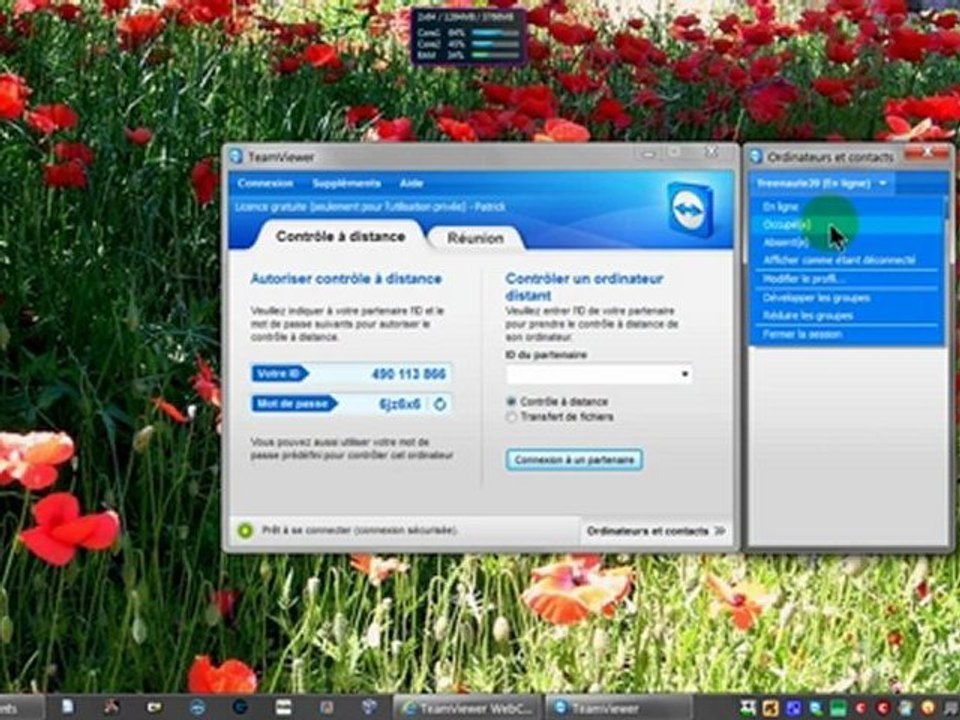 Teamviewer-Installer au démarrage de Windows-créer un compte partenaire