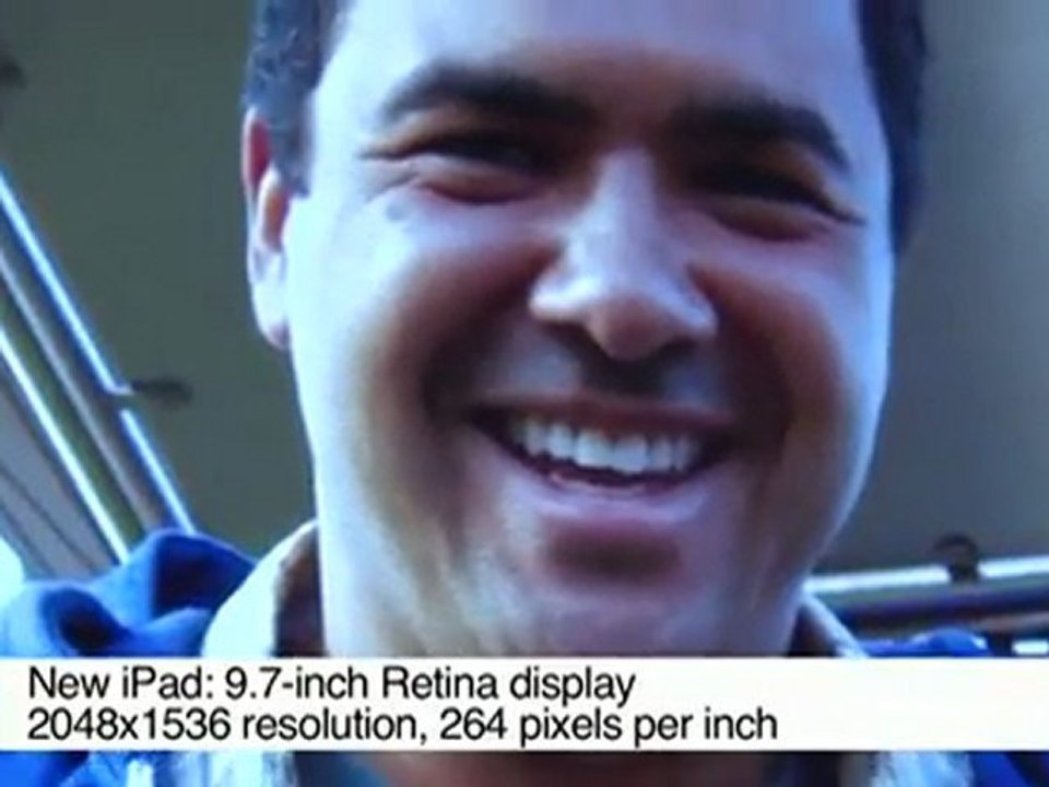 New iPad v iPhone 4S video