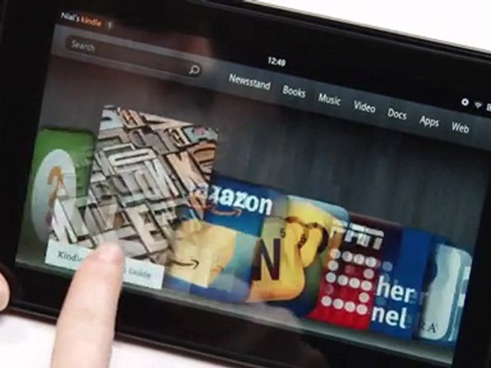 Kindle Fire VS iPad 2 video