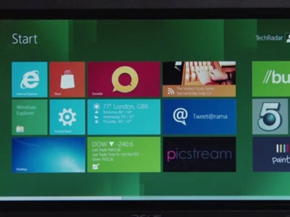 Windows 8 Demo video