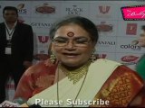 Popular Jazz Singer Usha Uthup At Red Carpet Of Global Indian Film Television Honors 2012 Awards