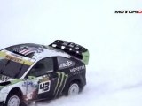 Ken Block in azione con una Ford Focus WRC