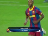 Camp Nou, standing ovation for Abidal (3-5-2011)
