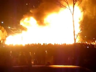 Emeute de la Saint-Patrick 2012 : Explosion d'un camion CTV