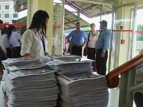 Khmer Rouge prison chief in court
