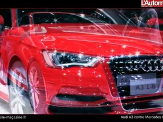 Audi A3 contre Mercedes Classe A  au Salon de Genève 2012