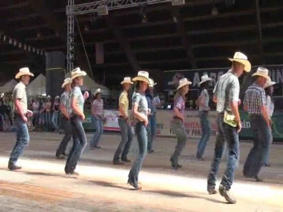 Steve Earle country line dance - WILD HURRICANE - Voghera Country Festival 2010