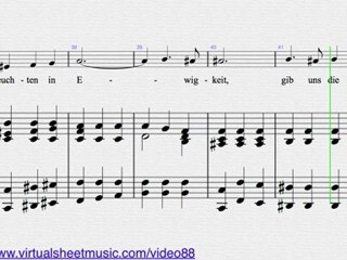 George Frideric Handel's Arioso "Dank sei dir, Herr" Sheet Music for Violin and Piano - Video Score