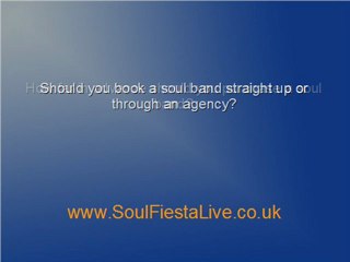 Booking A Soul Band 101: Frequently Asked Questions