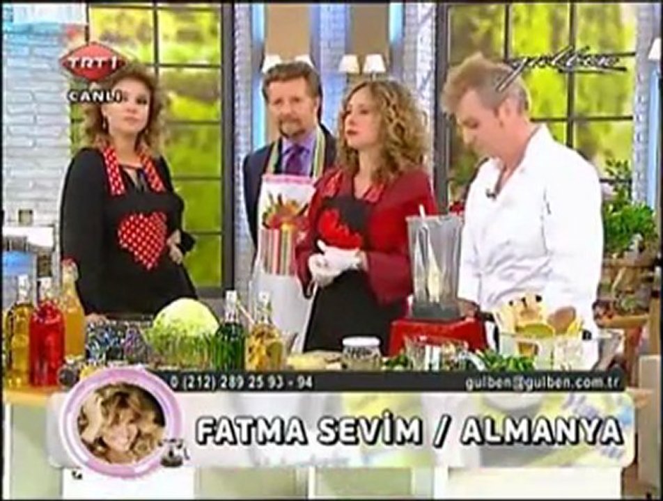 GÜLBEN - Dr. Brain Clement, Sağlık Danışmanı Elif Oflaz ve Şef Mehmet Ak ile Çiğ Beslenmenin Önemi 20.03.12
