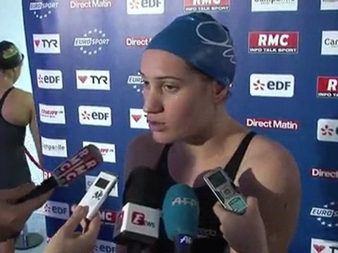 Championnats de France de natation: Camille Muffat en roue libre