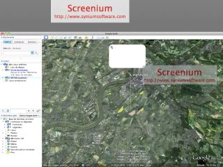 Mon Avion qui bouge dans Google Earth