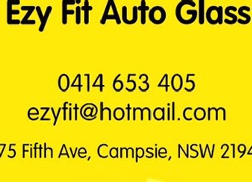 Repair Windscreen Campsie Ezy Fit Auto Glass NSW