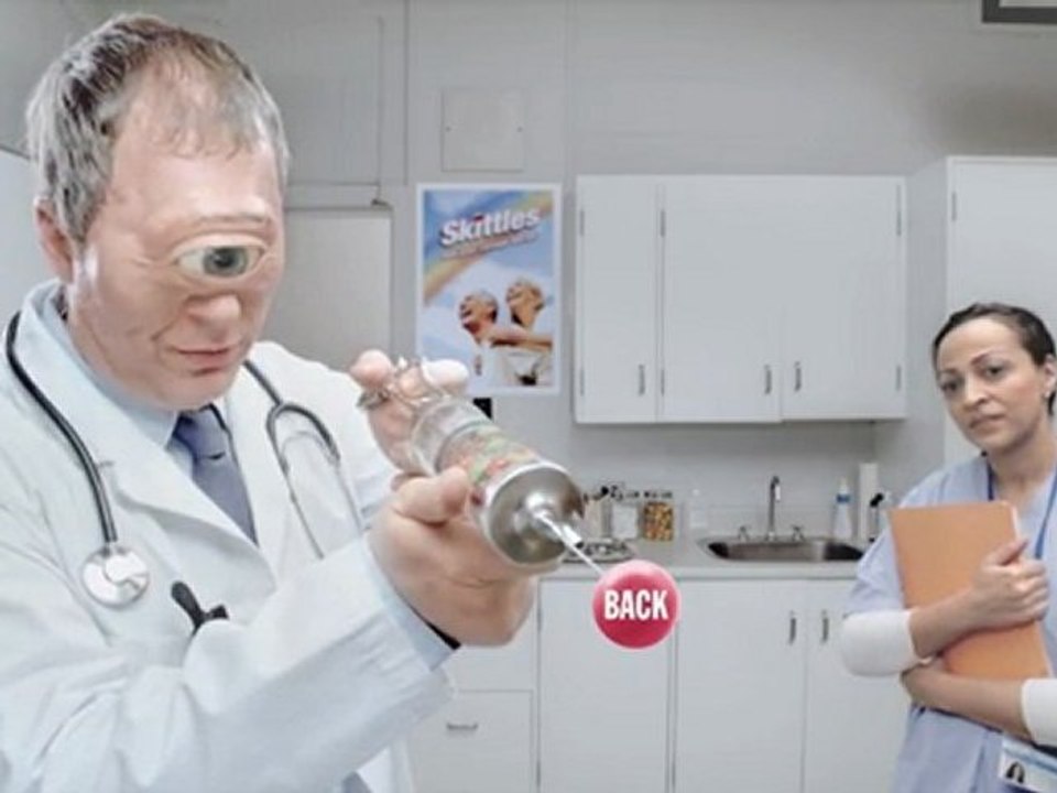 Skittles Touch Dr. Cyclops
