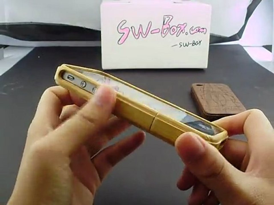 Premium Camera Styled iPhone 4S Wooden Detachable Cases