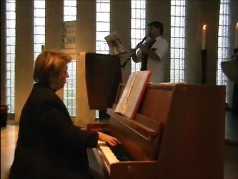 Der Schwan - C.Saint-Saens - GENNADY & NINEL POTASCHNIK (Klavier / Klarinette)
