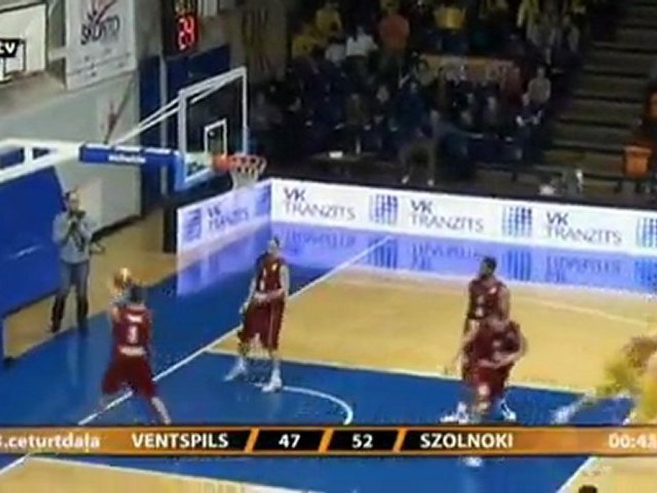 Szolnoki'nin Ventspils'i yenip yarı finale çıktığı maçın özeti