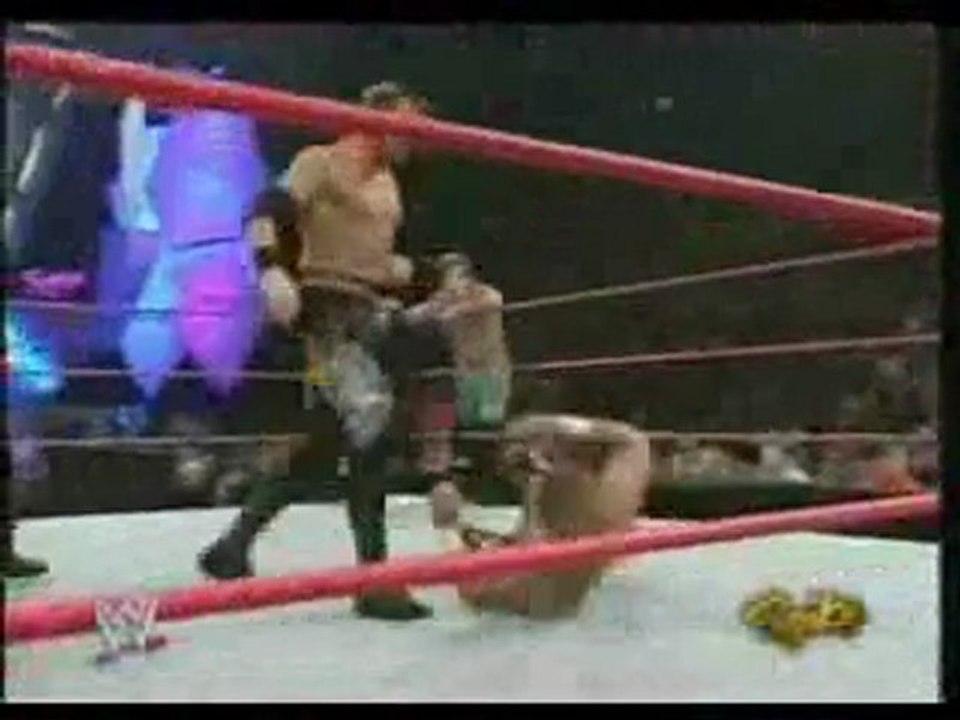 Chris Benoit, Chris Jericho and Shawn Michaels vs Christian, Edge and Tyson Tomko RAW 12405