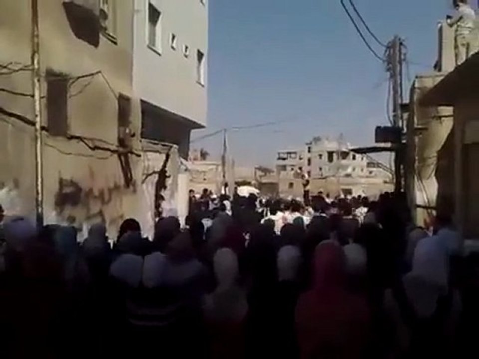 فري برس دمشق برزة  مظاهرة طلابية 20 3 2012 ج2