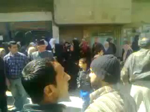 فري برس دمشق العسالي تشييع الشهيد المجند بلال الهاشم 20 3 2012 3