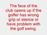 Golfer Tips in Slice in Golf