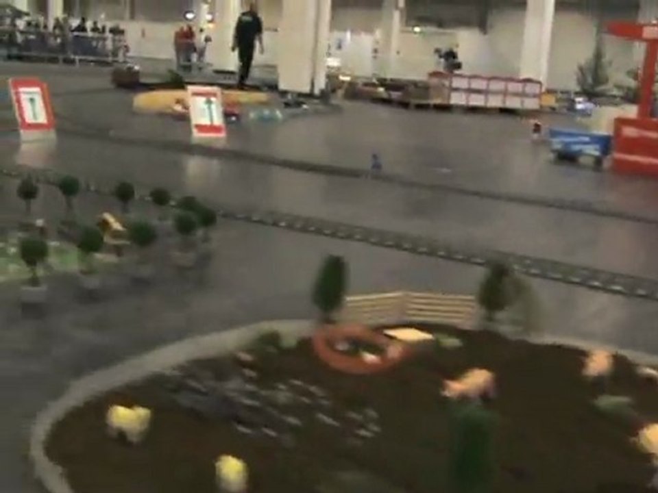 Echtdampftreffen Köln 2008 Eine Runde Mitfahrt fünf Zoll Spur Gmeinder Feldbahn