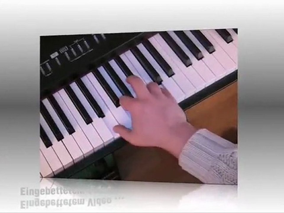 Klavier-Kurs - Die Umkehrungen der 4-tönigen Akkorde