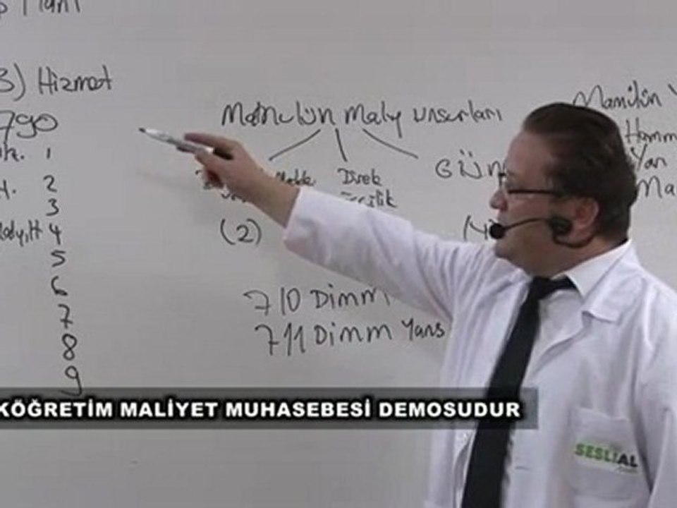 Açıköğretim 3.Sınıf Maliyet Muhasebesi