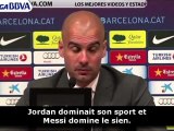 Guardiola compare Messi à Michael Jordan