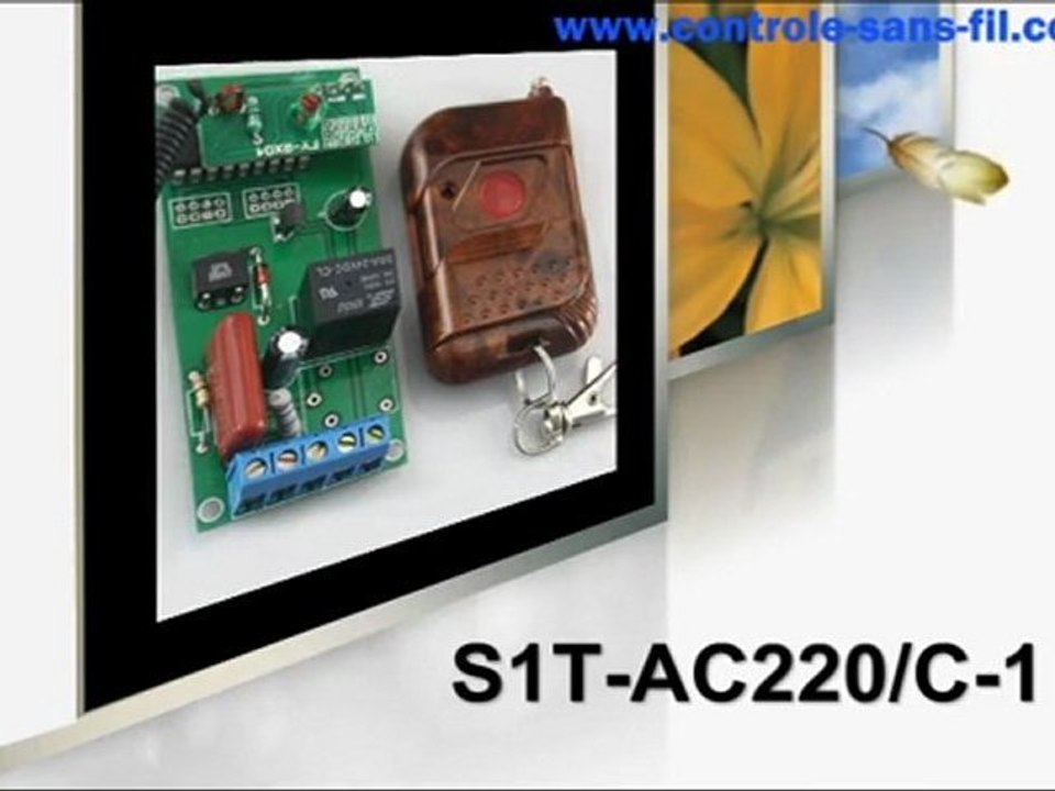 Un émetteur récepteur universel 110/220 volts fonction triggering