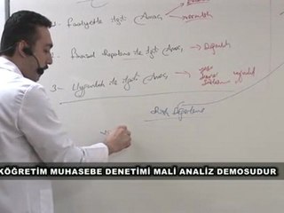 Açıköğretim 4.Sınıf Muhasebe Denetimi
