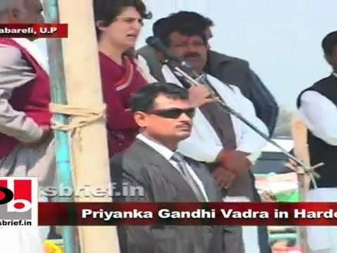 Priyanka Gandhi Vadra in Hardoi (Raebareli): SP, BSP indulged in corruption in UP
