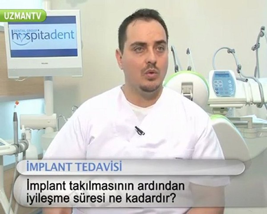 İmplant tedavisi ne kadar sürede iyileşir?-Serkan Tüzün