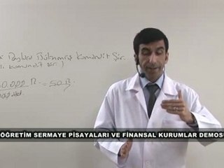 Açıköğretim 4.Sınıf Sermaye Piyasaları