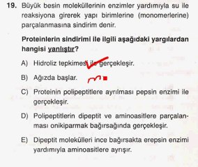 21 mart deneme kimya soru B19
