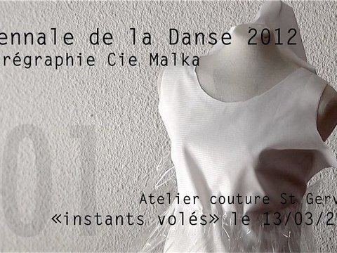 Biennale de la Danse 2012 - Instants Volés #01 Atelier couture St Gervais 13/03/2012