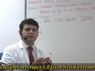 Açıköğretim 1.Sınıf Arapça 1.Bölüm