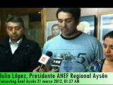 Comunicado Anef Aysén ante Represión. 21-03-2012.