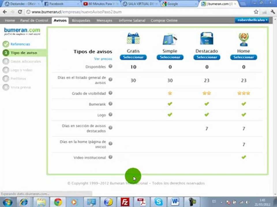 Vídeo 1 Publicar Anuncios Clasificados GRATIS!