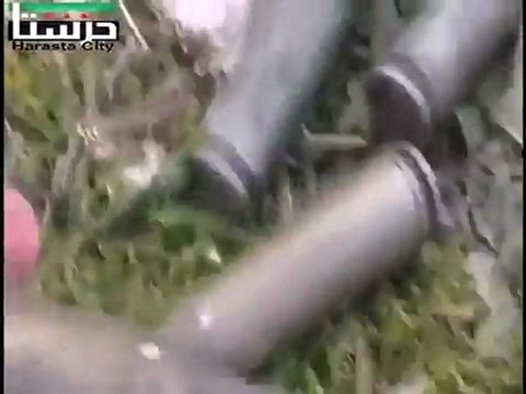 فري برس ريف دمشق آثار الحملة الأسدية على منطقة جامع عمار بن ياسر في حرستا 19 3 2012